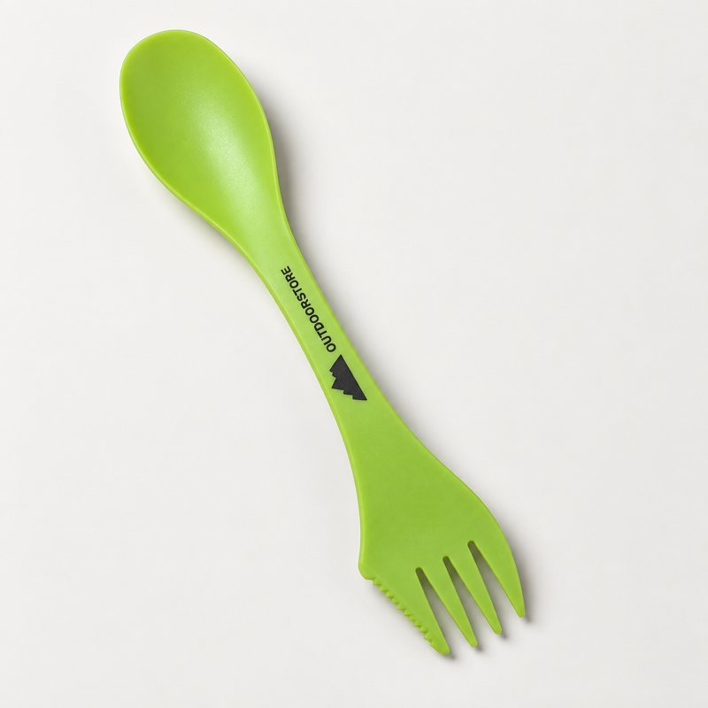 Spork med trykt logo, produceret for en kunde